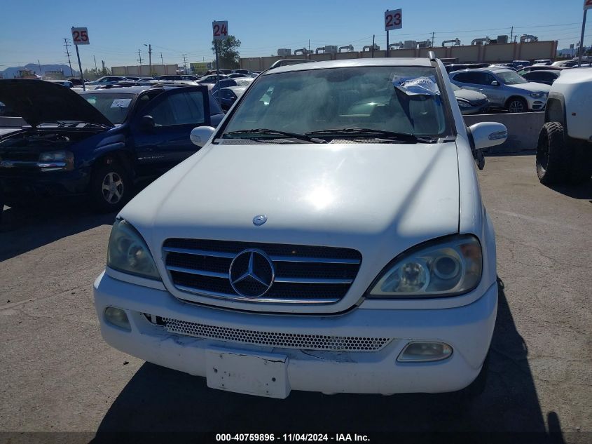 2002 Mercedes-Benz Ml 500 VIN: 4JGAB75E92A356872