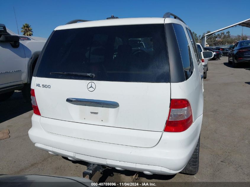 2002 Mercedes-Benz Ml 500 VIN: 4JGAB75E92A356872