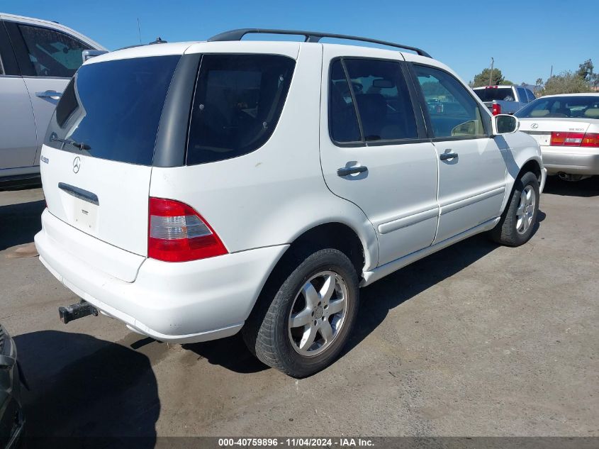 2002 Mercedes-Benz Ml 500 VIN: 4JGAB75E92A356872