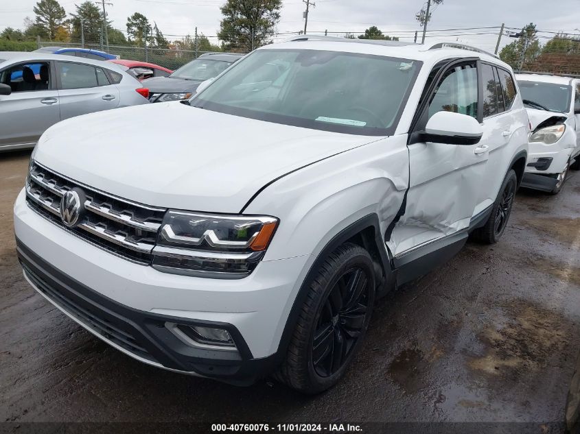 2019 Volkswagen Atlas 3.6L V6 Sel VIN: 1V2MR2CA2KC550677 Lot: 40760076