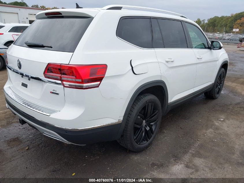 2019 Volkswagen Atlas 3.6L V6 Sel VIN: 1V2MR2CA2KC550677 Lot: 40760076