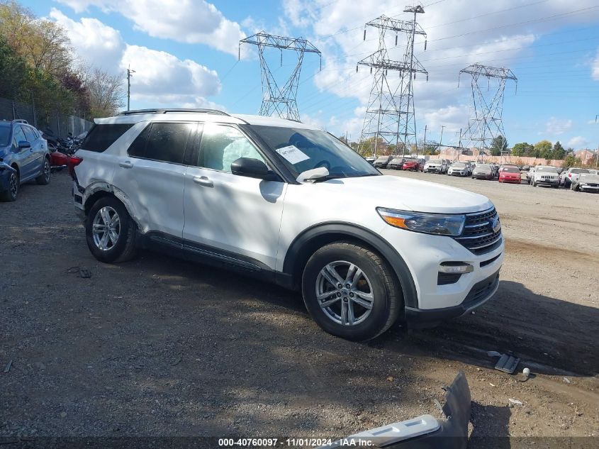 2021 Ford Explorer Xlt VIN: 1FMSK8DH2MGA55138 Lot: 40760097