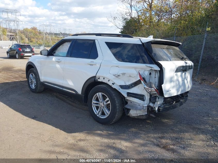 2021 Ford Explorer Xlt VIN: 1FMSK8DH2MGA55138 Lot: 40760097