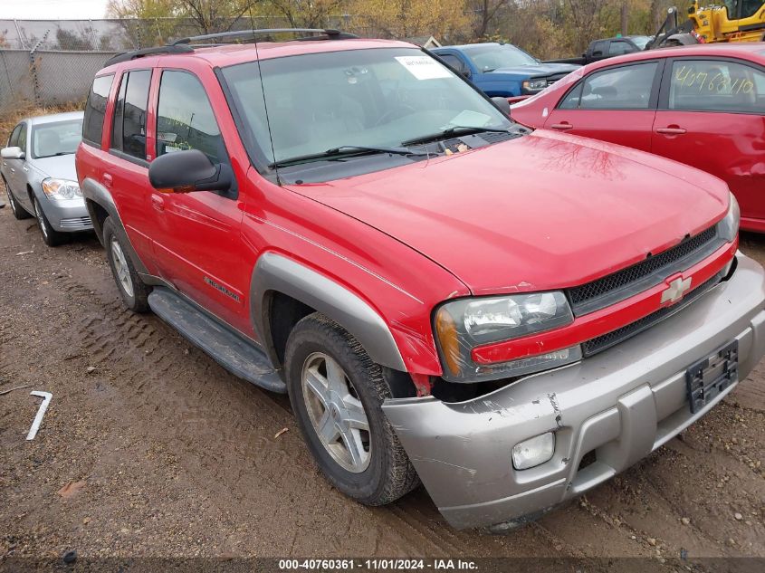 2002 Chevrolet Trailblazer Ltz VIN: 1GNDT13S622456417 Lot: 40760361