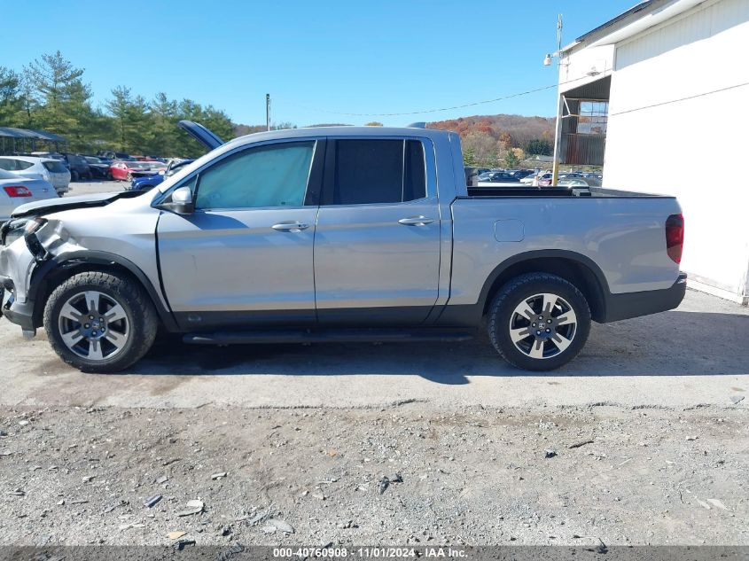 2019 Honda Ridgeline Rtl VIN: 5FPYK3F58KB045586 Lot: 40760908