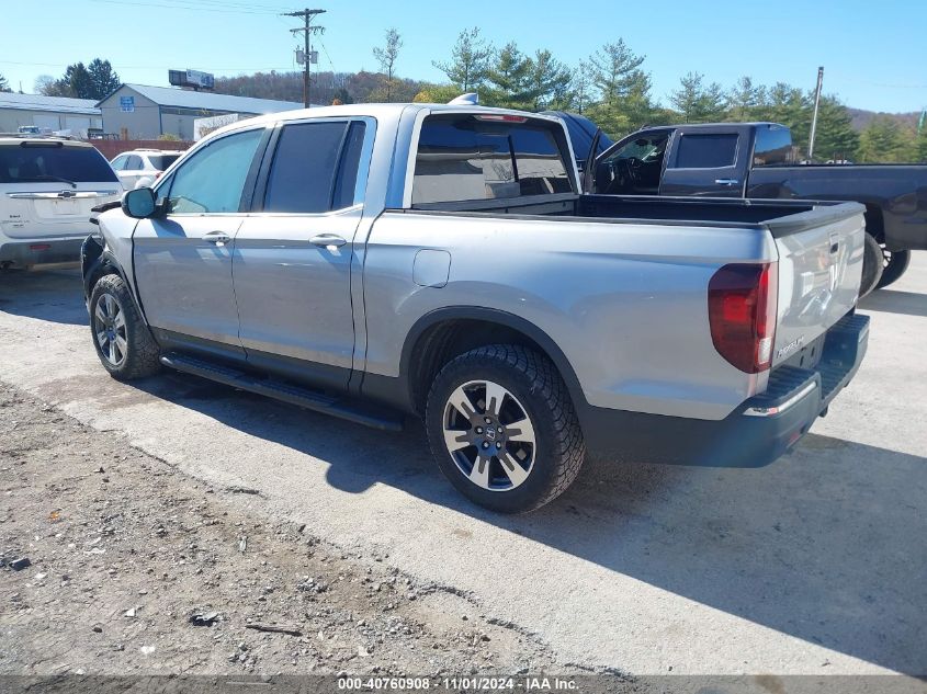 2019 Honda Ridgeline Rtl VIN: 5FPYK3F58KB045586 Lot: 40760908