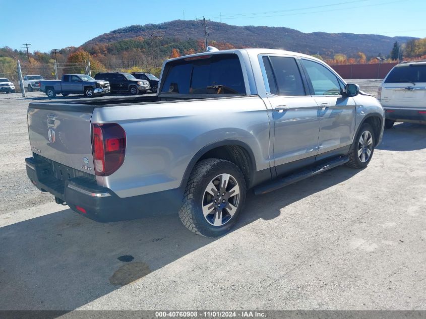 2019 Honda Ridgeline Rtl VIN: 5FPYK3F58KB045586 Lot: 40760908