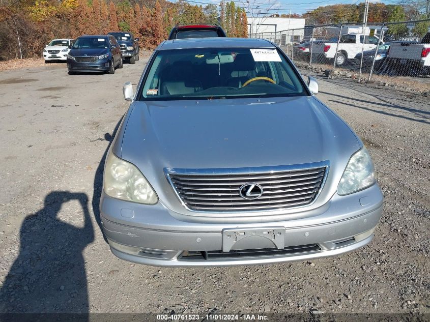 2004 Lexus Ls 430 Base (A6) VIN: JTHBN36F140139923 Lot: 40761523