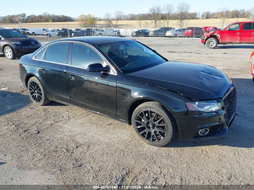 2011 Audi A4 2.0T Premium VIN: WAUFFAFL8BA081887 Lot: 40761540