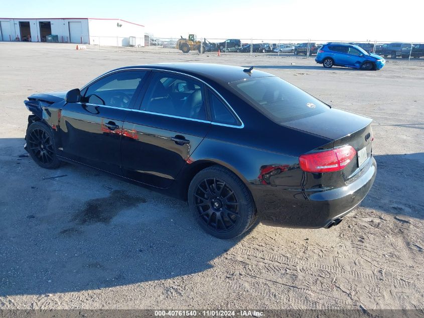 2011 Audi A4 2.0T Premium VIN: WAUFFAFL8BA081887 Lot: 40761540