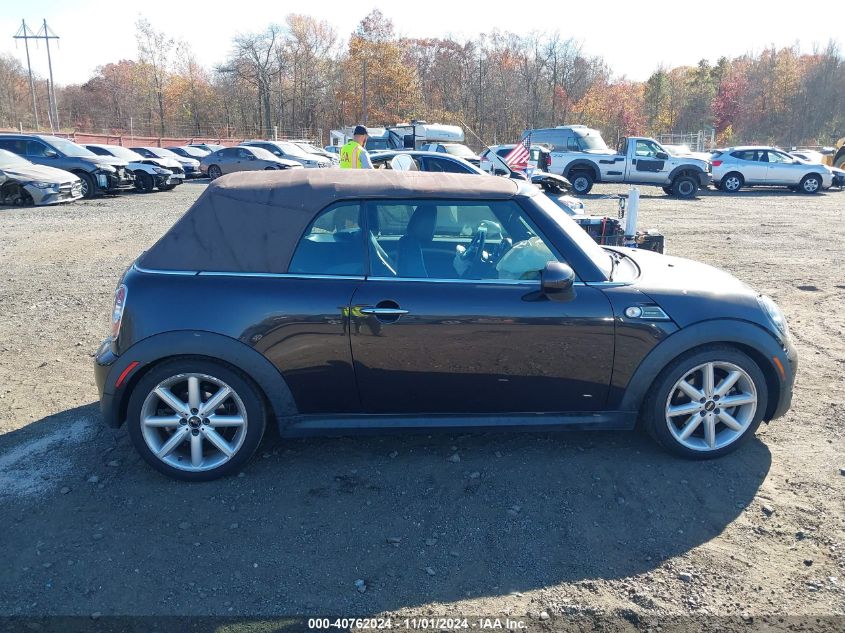 2013 Mini Convertible Cooper S VIN: WMWZP3C56DT705074 Lot: 40762024