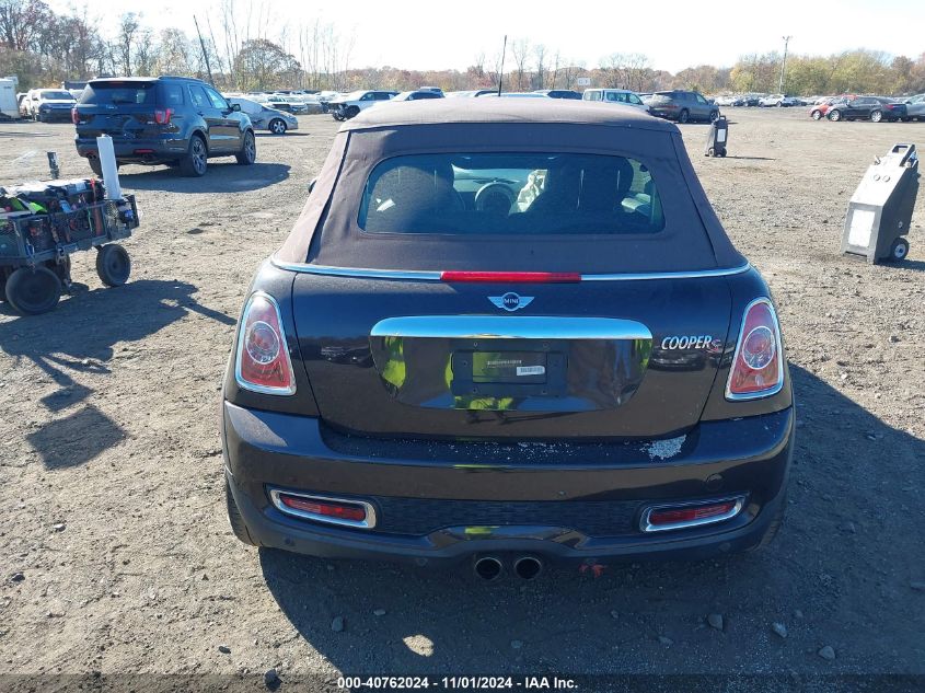 2013 Mini Convertible Cooper S VIN: WMWZP3C56DT705074 Lot: 40762024