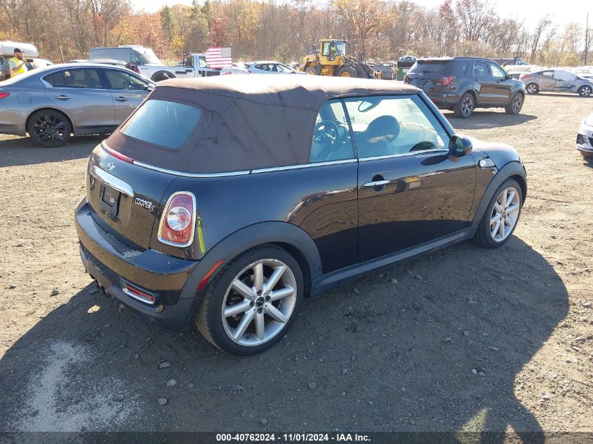 2013 Mini Convertible Cooper S VIN: WMWZP3C56DT705074 Lot: 40762024