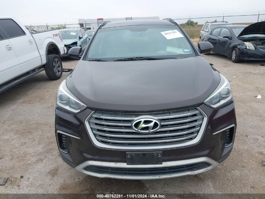 2017 Hyundai Santa Fe Se VIN: KM8SM4HF1HU177217 Lot: 40762281