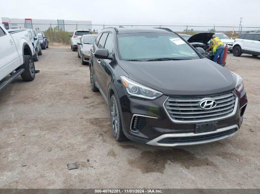 2017 Hyundai Santa Fe Se VIN: KM8SM4HF1HU177217 Lot: 40762281