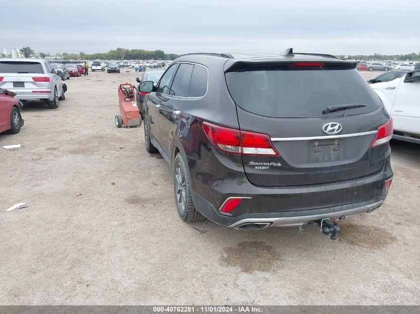 2017 Hyundai Santa Fe Se VIN: KM8SM4HF1HU177217 Lot: 40762281