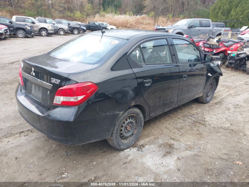 2017 Mitsubishi Mirage G4 Es VIN: ML32F3FJ1HHF08621 Lot: 40762859