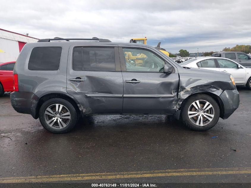 2013 Honda Pilot Ex-L VIN: 5FNYF4H6XDB024167 Lot: 40763149