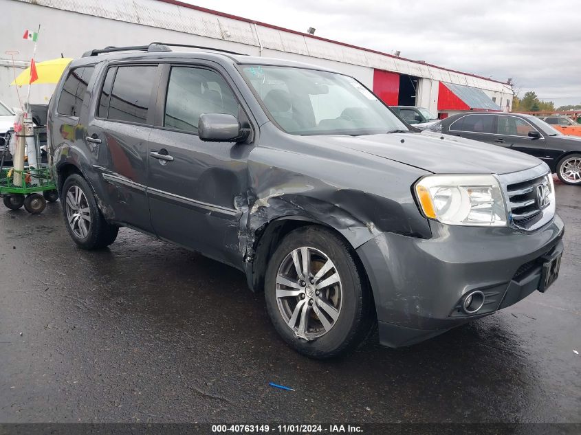 2013 Honda Pilot Ex-L VIN: 5FNYF4H6XDB024167 Lot: 40763149