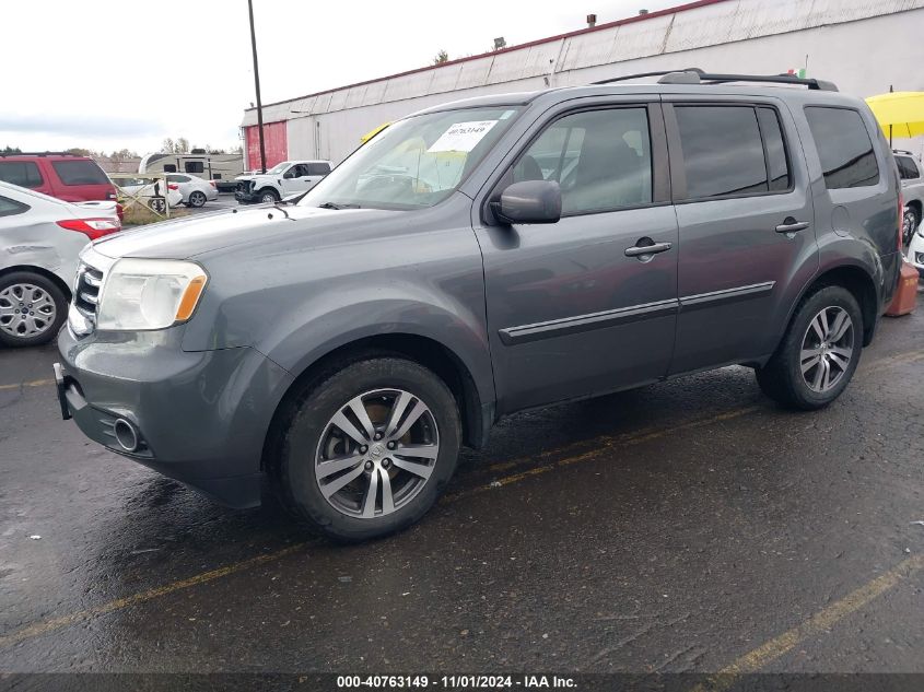 2013 Honda Pilot Ex-L VIN: 5FNYF4H6XDB024167 Lot: 40763149