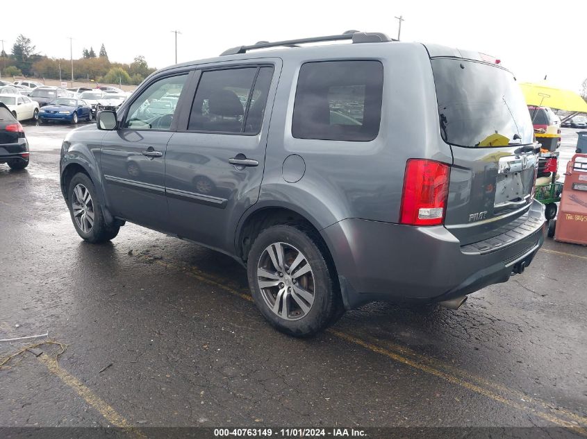 2013 Honda Pilot Ex-L VIN: 5FNYF4H6XDB024167 Lot: 40763149