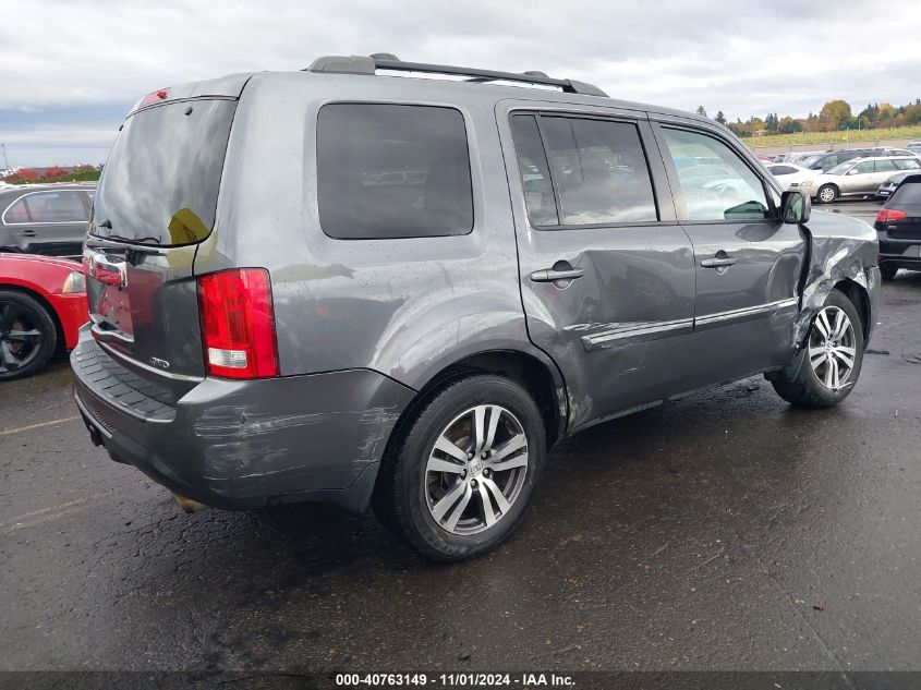 2013 Honda Pilot Ex-L VIN: 5FNYF4H6XDB024167 Lot: 40763149