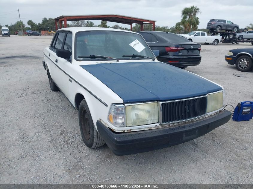 1992 Volvo 240 Gl VIN: YV1AS8809N1462991 Lot: 40763666