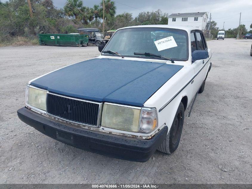 1992 Volvo 240 Gl VIN: YV1AS8809N1462991 Lot: 40763666