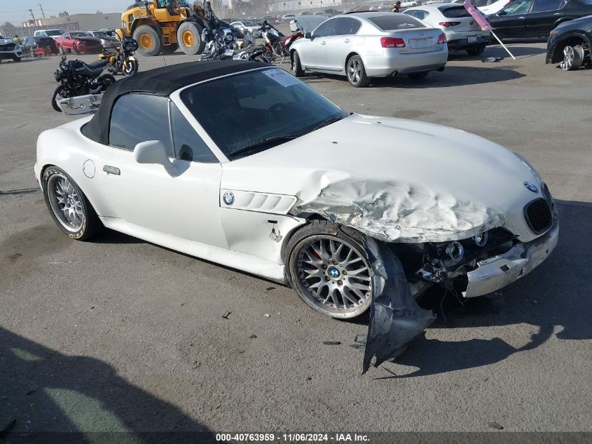 2001 BMW Z3 2.5I VIN: WBACN33401LK47238 Lot: 40763959