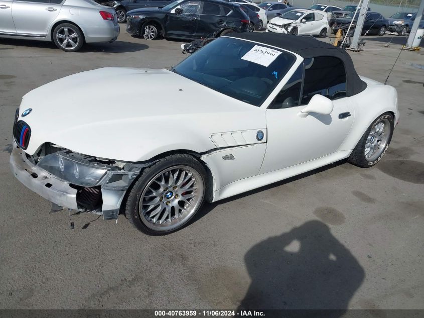 2001 BMW Z3 2.5I VIN: WBACN33401LK47238 Lot: 40763959