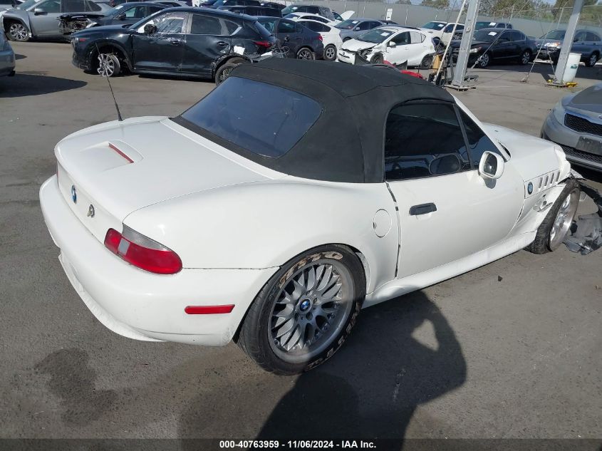 2001 BMW Z3 2.5I VIN: WBACN33401LK47238 Lot: 40763959