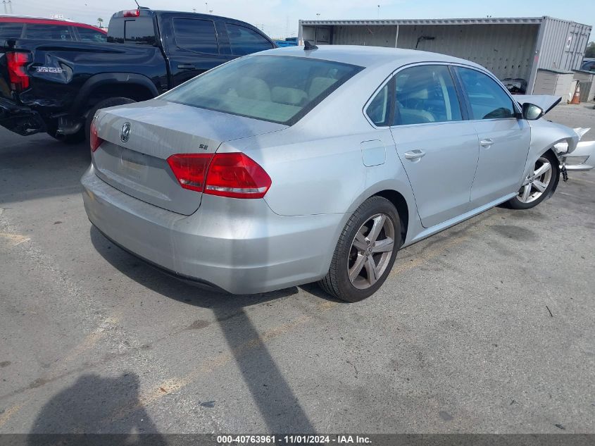 2012 Volkswagen Passat 2.5L Se VIN: 1VWBP7A35CC044274 Lot: 40763961