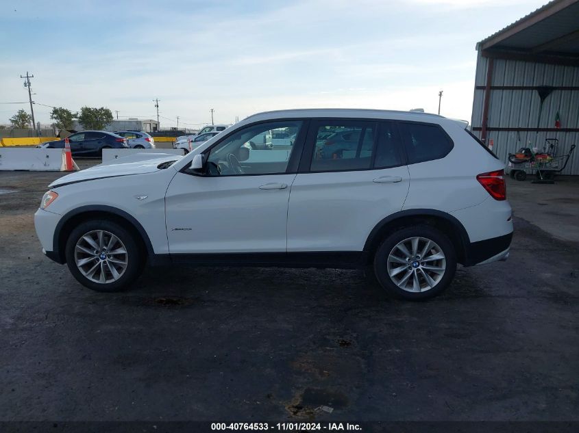 2014 BMW X3 xDrive28I VIN: 5UXWX9C59E0D43268 Lot: 40764533