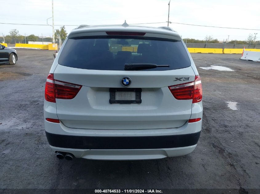 2014 BMW X3 xDrive28I VIN: 5UXWX9C59E0D43268 Lot: 40764533