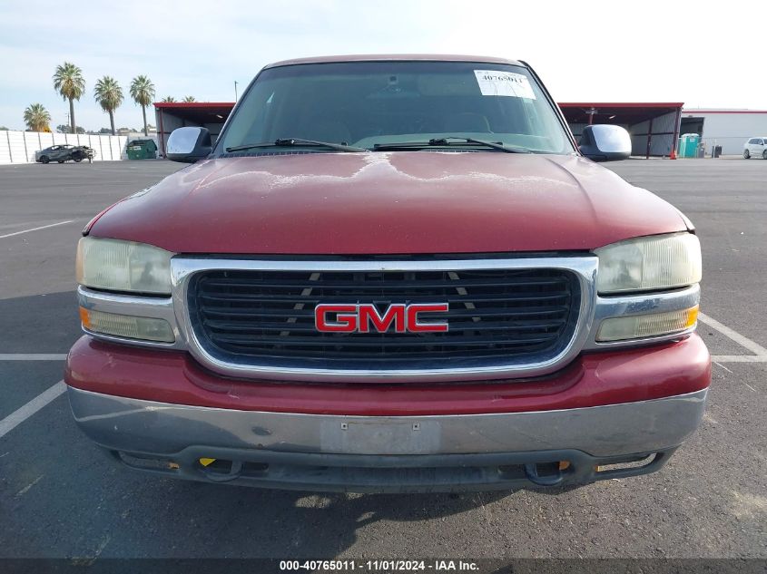 2002 GMC Yukon Sle VIN: 1GKEC13V02R249850 Lot: 40765011