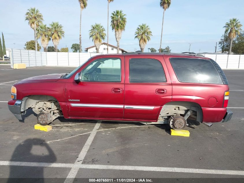 2002 GMC Yukon Sle VIN: 1GKEC13V02R249850 Lot: 40765011