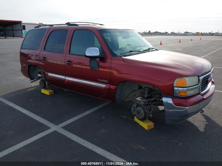 2002 GMC Yukon Sle VIN: 1GKEC13V02R249850 Lot: 40765011