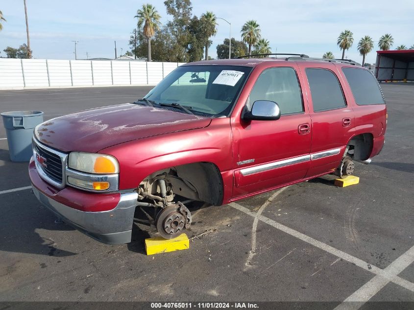 2002 GMC Yukon Sle VIN: 1GKEC13V02R249850 Lot: 40765011