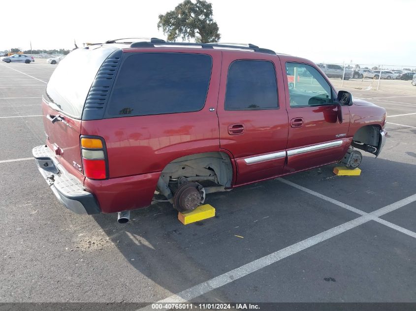 2002 GMC Yukon Sle VIN: 1GKEC13V02R249850 Lot: 40765011