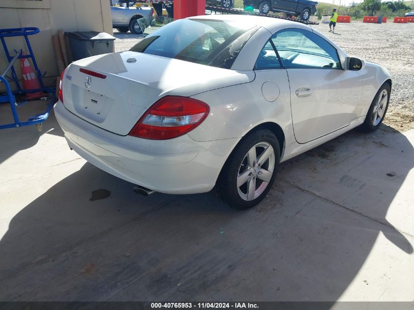 2006 Mercedes-Benz Slk 280 VIN: WDBWK54F66F132698 Lot: 40765953