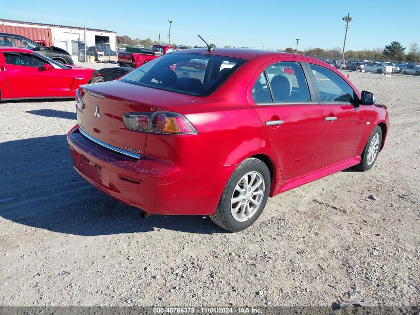 2012 Mitsubishi Lancer Es VIN: JA32U2FUXCU010288 Lot: 40766379