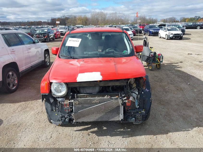 2018 Jeep Renegade Latitude 4X4 VIN: ZACCJBBB0JPG91823 Lot: 40766969