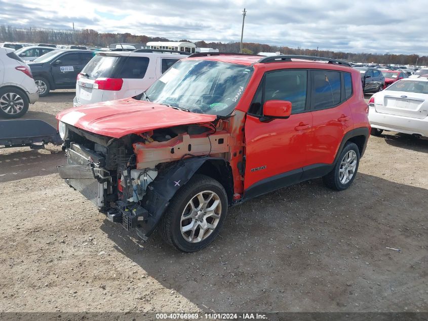 2018 Jeep Renegade Latitude 4X4 VIN: ZACCJBBB0JPG91823 Lot: 40766969