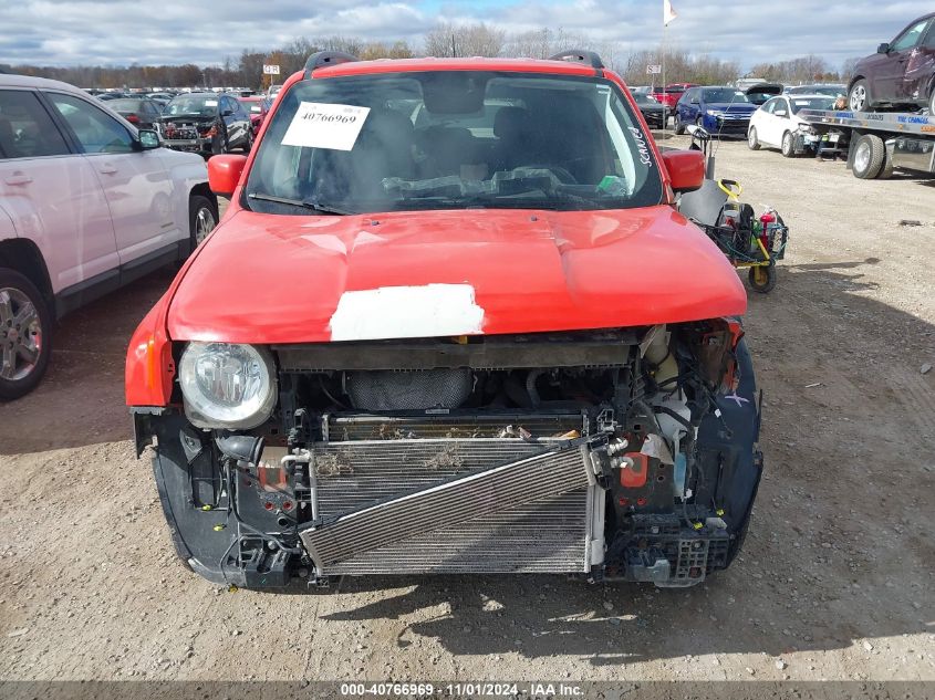 2018 Jeep Renegade Latitude 4X4 VIN: ZACCJBBB0JPG91823 Lot: 40766969