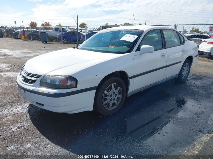 2004 Chevrolet Impala VIN: 2G1WF52E849168665 Lot: 40767140