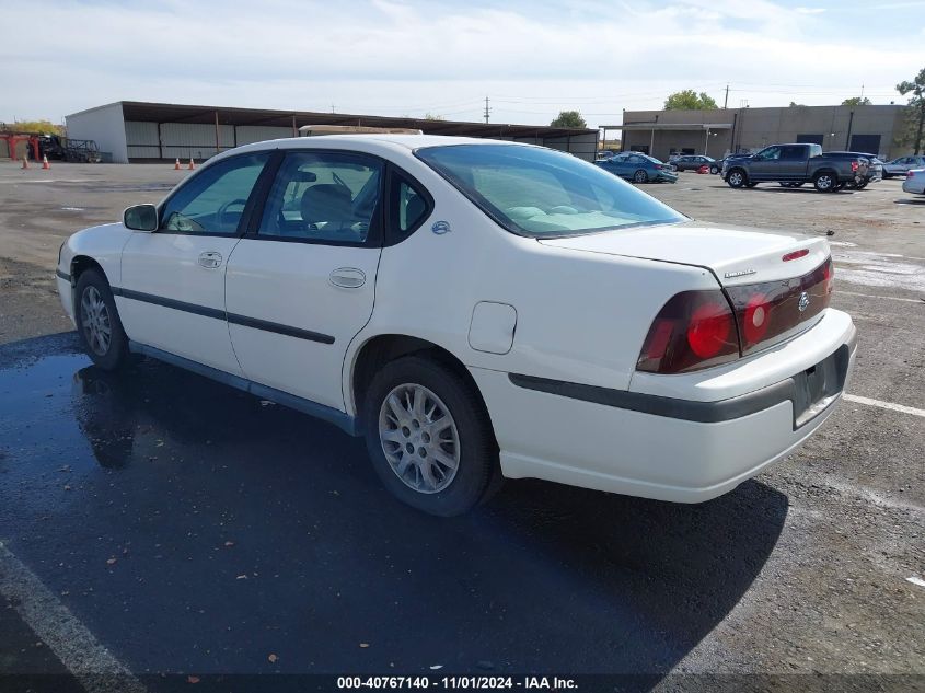 2004 Chevrolet Impala VIN: 2G1WF52E849168665 Lot: 40767140