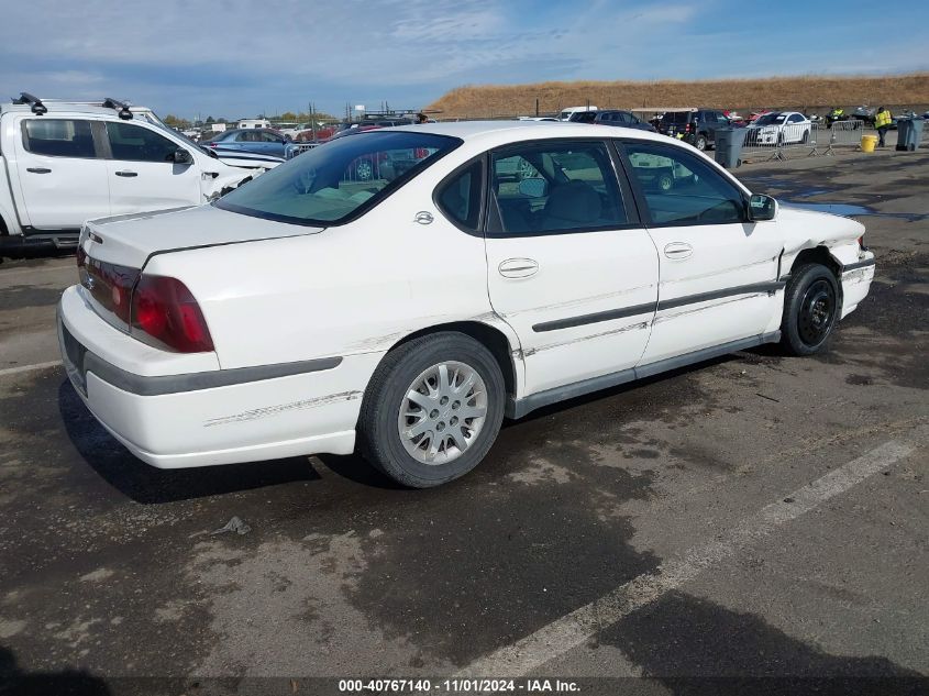 2004 Chevrolet Impala VIN: 2G1WF52E849168665 Lot: 40767140