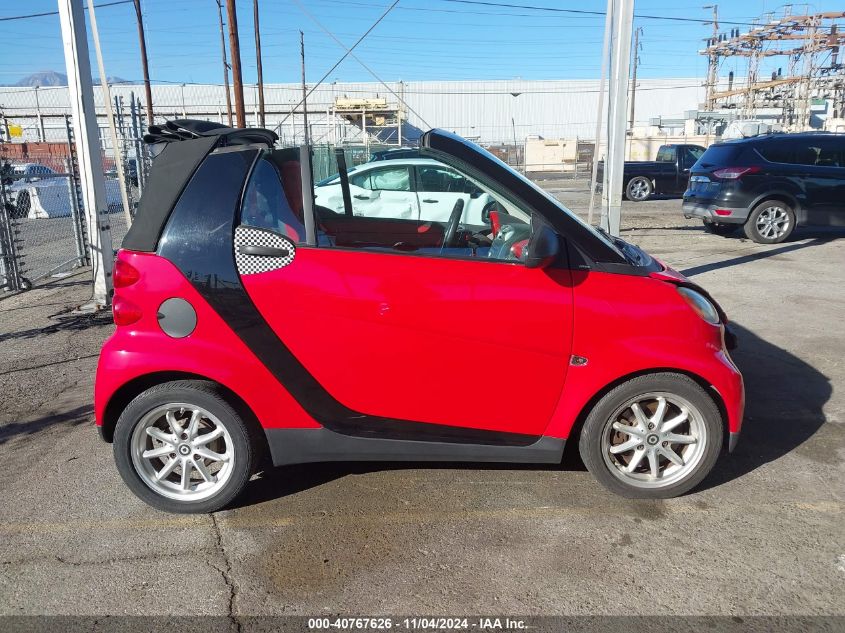 2009 Smart Fortwo Brabus/Passion VIN: WMEEK31X29K239145 Lot: 40767626