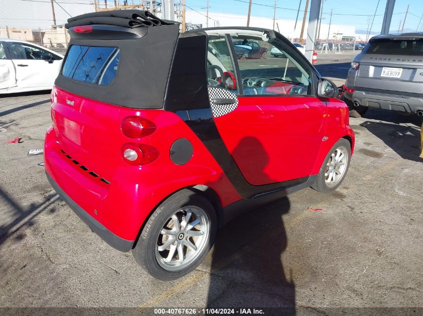 2009 Smart Fortwo Brabus/Passion VIN: WMEEK31X29K239145 Lot: 40767626