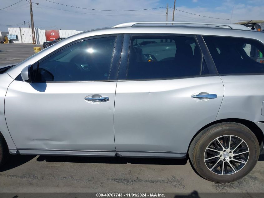 2015 Nissan Pathfinder S VIN: 5N1AR2MN1FC697824 Lot: 40767743